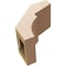 Ekena Millwork 5-inch W x 8-inch D x 8-inch H Monterey Rough Cedar Woodgrain TimberThane Knee Brace, Primed BRCUR05X08X08MONRCPR - alternate 5